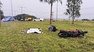 Jovem de 19 anos morre ao bater moto em poste na MS-156