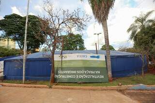 Praça dos Imigrantes segue esquecida 726 dias após promessa de revitalização Praça dos Imigrantes segue esquecida 726 dias após promessa de revitalização
