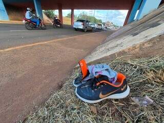 Detenta cai de viaduto da UFMS e tr&acirc;nsito fica tumultuado na Av. Costa e Silva