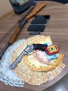 Suspeito de furtar e remarcar gado &eacute; preso com dinheiro e muni&ccedil;&otilde;es