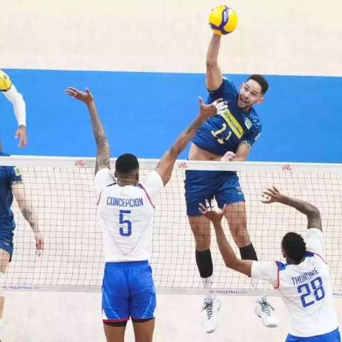 Judson marca, mas Brasil perde para Cuba na Liga das Na&ccedil;&otilde;es