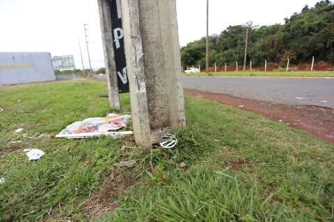 Homem bate carro em poste, atira contra o pr&oacute;prio ve&iacute;culo e desaparece com arma