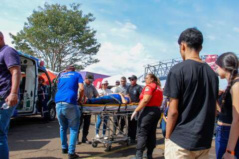 Tio de piloto da F&oacute;rmula Truck passa mal e precisa de socorro em Aut&oacute;dromo