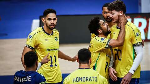 Com 13 pontos de Judson, Brasil supera Eslov&ecirc;nia em disputa pela Liga de V&ocirc;lei