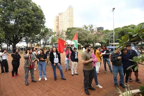 Grupo pede que governo corte rela&ccedil;&otilde;es com Israel durante protesto pr&oacute;-Palestina