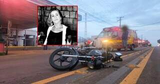 Mulher morre atropelada por moto enquanto atravessava avenida