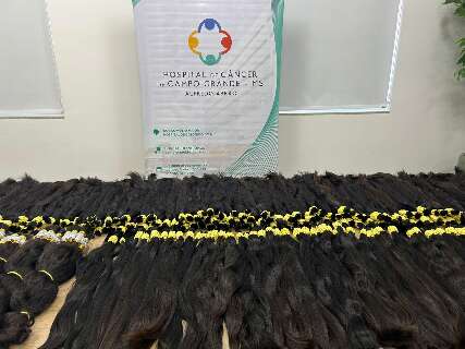 Hospital vende cabelo por at&eacute; R$ 4,5 mil o quilo em a&ccedil;&atilde;o solid&aacute;ria