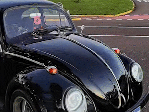 Juliana comprou Fusca preto de 1969 ap&oacute;s 4 dias de amor &agrave; primeira vista