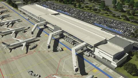 Fim da chuva para embarcar: empresa anuncia 3 fingers para aeroporto