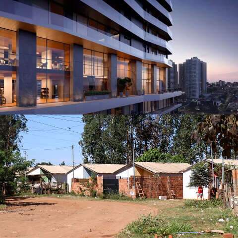 Condom&iacute;nios de luxo ostentam enquanto habita&ccedil;&atilde;o popular sofre na expans&atilde;o urbana