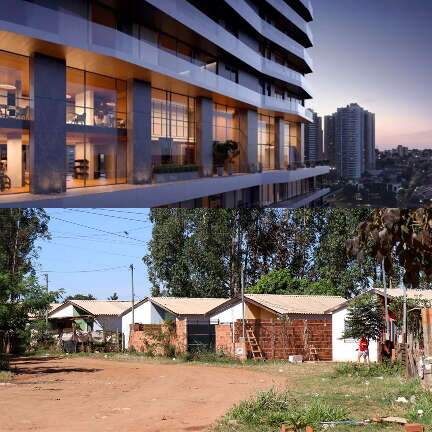 Condomínios de luxo ostentam enquanto habitação popular sofre na expansão urbana