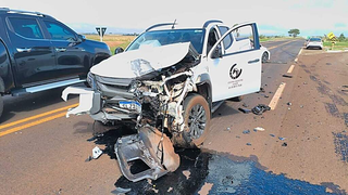 Motorista de 50 anos morre em batida frontal na MS-380