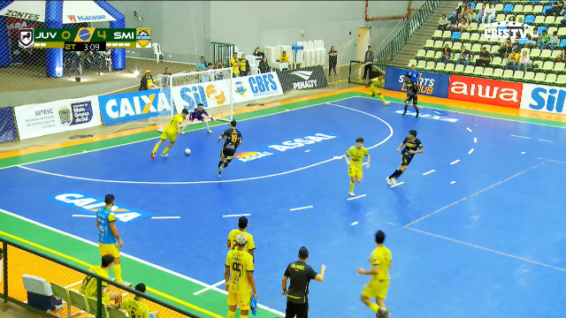 Time de MS sofre goleada de 5 a 0 pelo Brasileir&atilde;o de Futsal