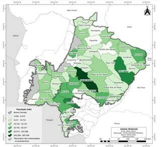 Savana mais biodiversa do mundo, Cerrado ocupa 62 munic&iacute;pios de MS