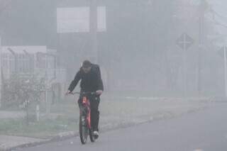 Nevoeiro encobre fronteira nesta sexta-feira e temperatura cai para 13&deg;C