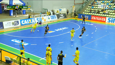 Time de MS sofre goleada de 5 a 0 pelo Brasileir&atilde;o de Futsal