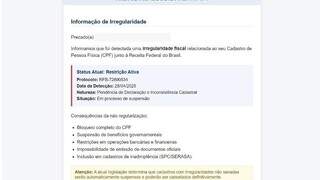 Golpistas imitam Receita Federal em e-mails falsos sobre restitui&ccedil;&atilde;o do IR