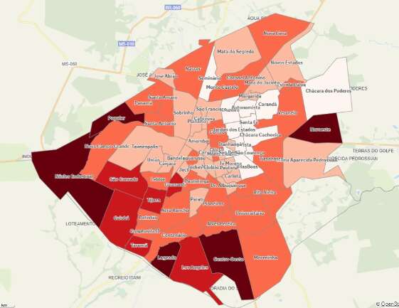 Invasões se concentram em bairros vulneráveis e com alta taxa de vazios urbanos