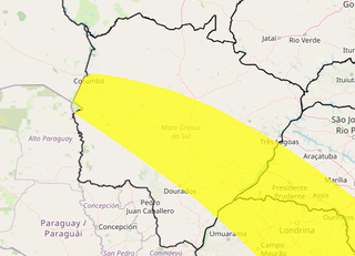 Capital tem chuva e rajadas de ventos acima dos 40 km por hora
