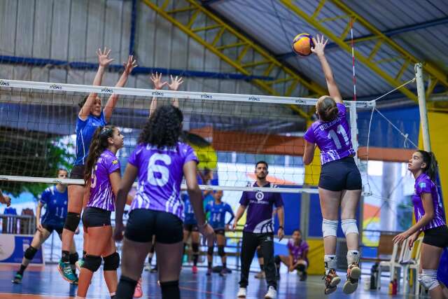 Jardim sedia fase do voleibol dos Jogos Escolares com mais de 500 atletas