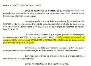 De tornozeleira, delegado suspeito de corrup&ccedil;&atilde;o faz turismo no Uruguai