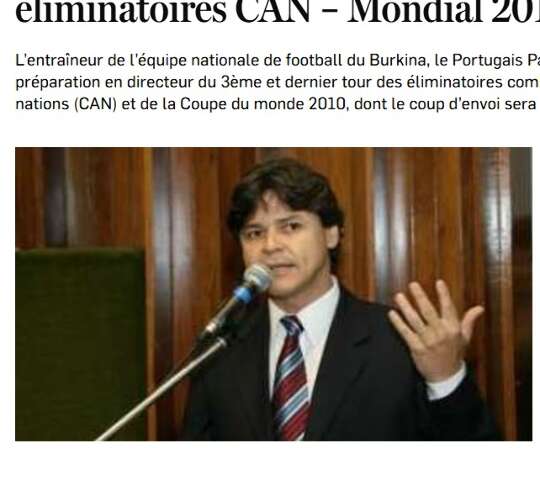 Deputado vira t&eacute;cnico de futebol em revista de Paris