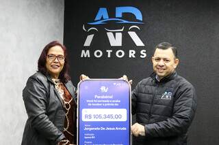 Cliente da AR Motors ganha pr&ecirc;mio de mais de R$ 100 mil do Seguro BV