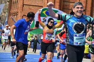Milene largou MS para festejar seus 42 anos correndo 42 km na Espanha