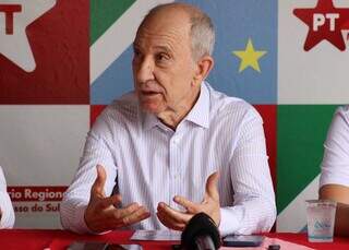 Rui Falc&atilde;o faz campanha em Campo Grande pela presid&ecirc;ncia nacional do PT