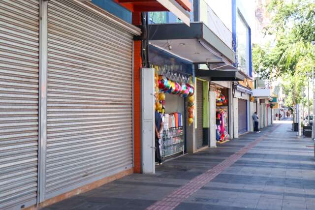 Centro de Campo Grande &quot;assiste&quot; fechamento de 2,6 mil empresas em 7 anos