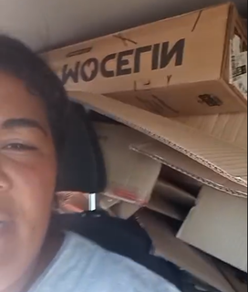 Crian&ccedil;a coleta quase uma tonelada de papel&atilde;o para ver Ana Castela