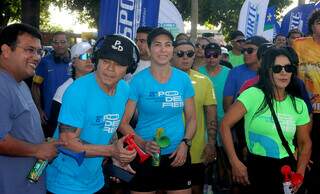 M&ocirc;nica Riedel participa do &ldquo;trein&atilde;o&rdquo; de Corumb&aacute; com recorde de participantes