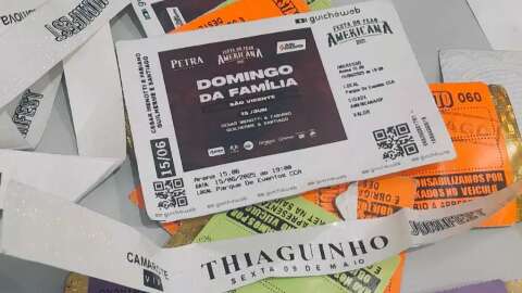Trio rouba dados e lucra com ingressos de shows em feira agropecu&aacute;ria de MS