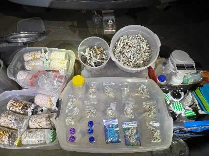 Entregador desconfia de encomenda e pol&iacute;cia encontra laborat&oacute;rio de drogas 