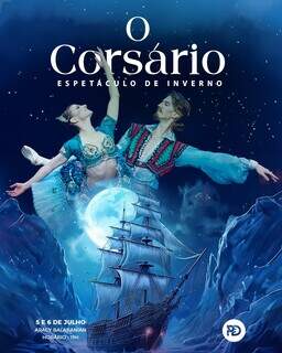 Est&uacute;dio Pantanal em Dan&ccedil;a leva Espet&aacute;culo O Cors&aacute;rio ao teatro Aracy Balabanian
