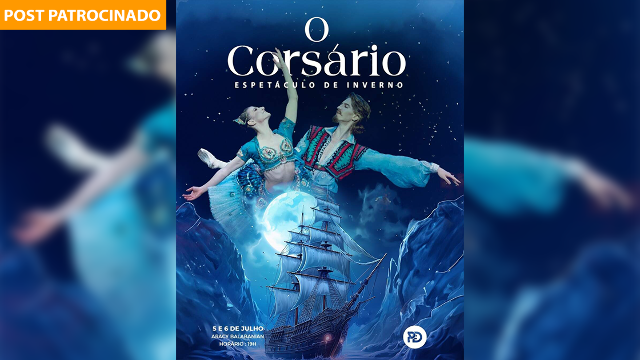 Est&uacute;dio Pantanal em Dan&ccedil;a leva Espet&aacute;culo O Cors&aacute;rio ao teatro Aracy Balabanian