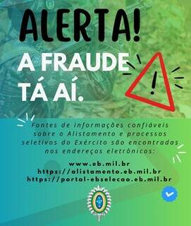Ex&eacute;rcito alerta para golpe que cobra inscri&ccedil;&atilde;o via PIX em processos seletivos