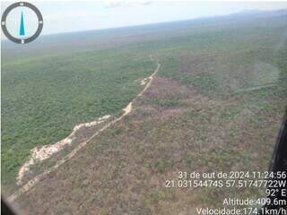 Queimada que se alastrou por mais de 900 ha &eacute; investigada em Porto Murtinho