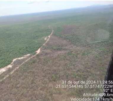Queimada que se alastrou por mais de 900 ha &eacute; investigada em Porto Murtinho