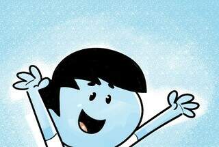 O menino azul que ensina a imaginar sem medo ganha lan&ccedil;amento neste s&aacute;bado