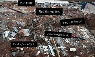 Entre camadas de concreto, professor encontra rel&iacute;quia de 1930 