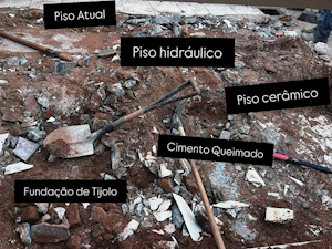 Entre camadas de concreto, professor encontra relíquia de 1930 
