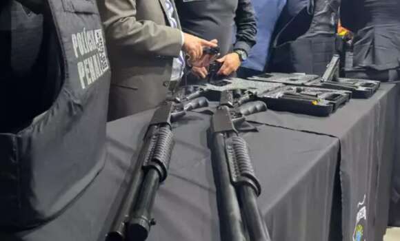 Maior pres&iacute;dio de MS recebe armas, coletes e viatura &ldquo;semiblindada&rdquo;