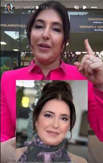 Sai o azul cl&aacute;ssico e blazer rosa de Simone rouba cena