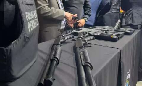Maior pres&iacute;dio de MS recebe armas, coletes e viatura &ldquo;semiblindada&rdquo;