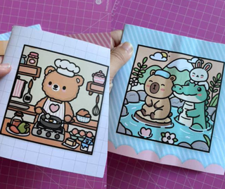 M&atilde;e produz livros de colorir para filha de 6 anos vencer doen&ccedil;a rara