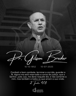 L&iacute;der da Primeira Igreja Batista de Campo Grande morre aos 72 anos