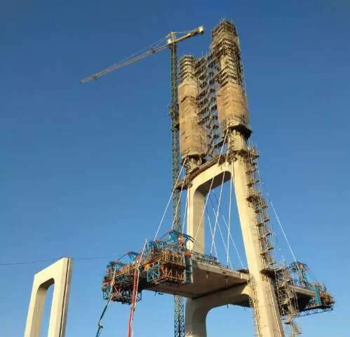 Ponte Bioce&acirc;nica entra em nova fase com concretagem da estrutura 
