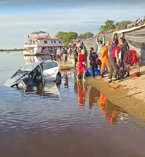 Cearense de 35 anos estava dentro de carro que caiu no Rio Paraguai