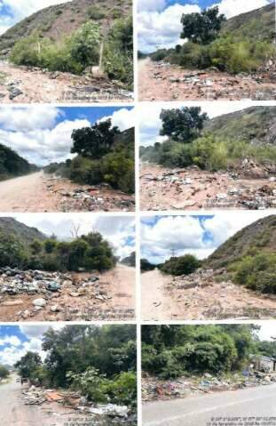 Assentados denunciam deslizamento de lixo e riscos a produ&ccedil;&otilde;es em Corumb&aacute;